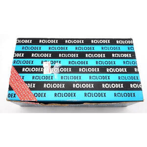 Vintage Rolodex C24 Refill Index Cards 2.25" × 4" – 9 Packs of 100 (900 Cards)